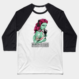 The Zombie Grrlz Horror Podcast Baseball T-Shirt